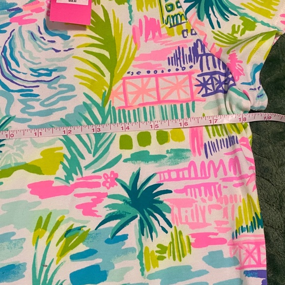 Lilly Pulitzer Multicolor Tropical Short Sleeve Tee - Picture 4 of 5